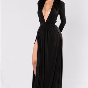 Maxi black dress